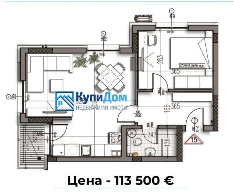 Продава 2-СТАЕН, гр. Варна, Левски 1, снимка 3 - Aпартаменти - 49302983