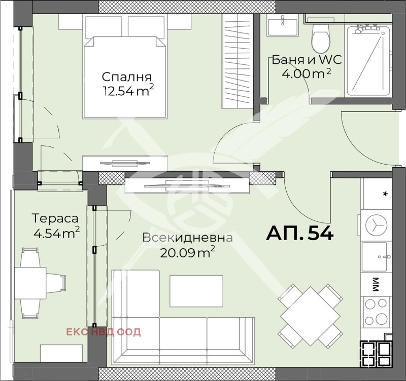 À venda  1 quarto Plovdiv , Hristo Smirnenski , 65 m² | 76247058