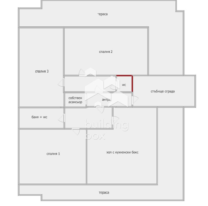 Продава 4-СТАЕН, гр. Пловдив, Коматево, снимка 8 - Апартаменти - 53437774