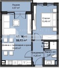 Продава 2-СТАЕН, град Пловдив, Христо Смирненски • 114285 € / 223522.03 лв. • 68552170 2