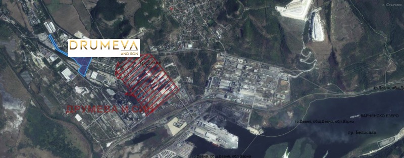 Продава ПАРЦЕЛ в област Варна, гр. Девня - 86518 кв.м / 2 162 950 € » 4 230 362.50 лв., ДРУМЕВА И СИН