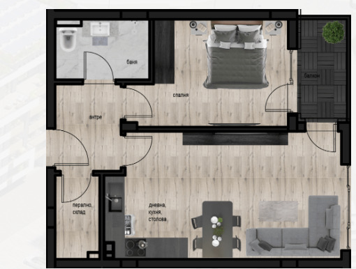 Продава  2-стаен, град Пловдив, Кючук Париж • 79 695 EUR • ID 13760440 — holmes.bg - [1] 