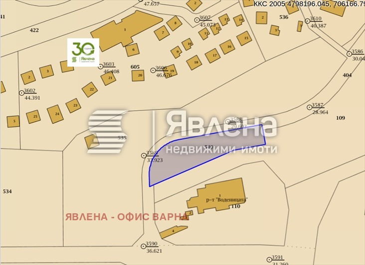 Til salg  Grund Varna , k.k. Zlatni pyasatsi , 1199 kvm | 21609201 - billede [2]
