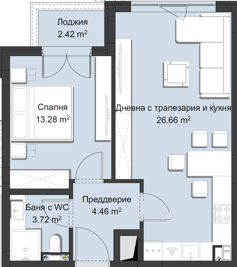 Продава  2-стаен град Пловдив , Западен , 75 кв.м | 81397231 - изображение [4]