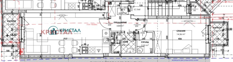 Продава  2-стаен град Пловдив , Център , 61 кв.м | 91945953 - изображение [2]