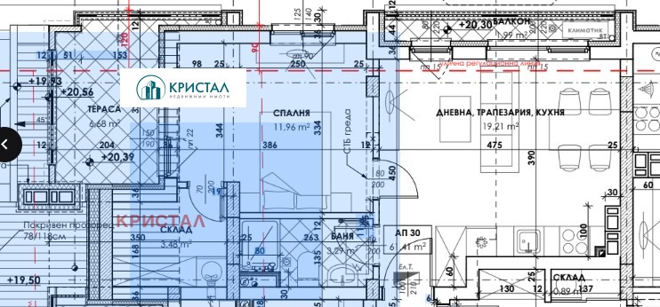 Продава  2-стаен град Пловдив , Център , 61 кв.м | 91945953 - изображение [3]