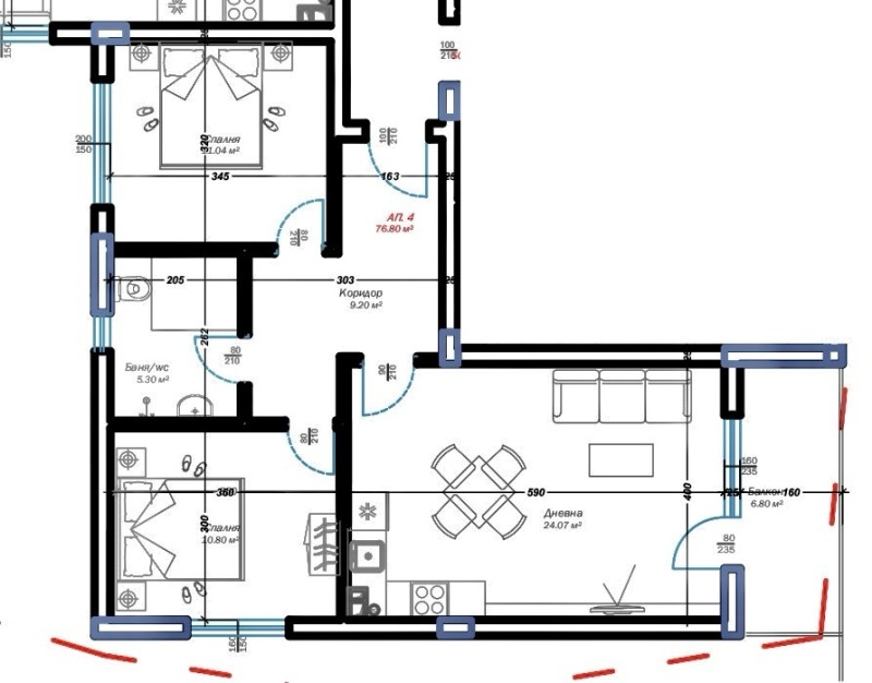 Satılık  2 yatak odası Varna , Mladost 1 , 90 metrekare | 51656949 - görüntü [15]