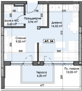 2-СТАЕН, 52 m2
