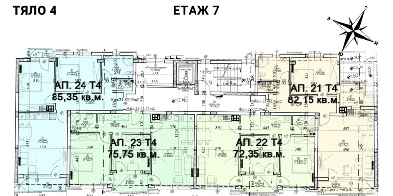 Продава  2-стаен град Варна , Център , 116 кв.м | 98744877 - изображение [14]