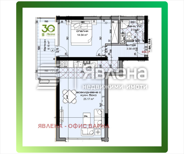 Продава 2-СТАЕН, гр. Варна, Младост 2