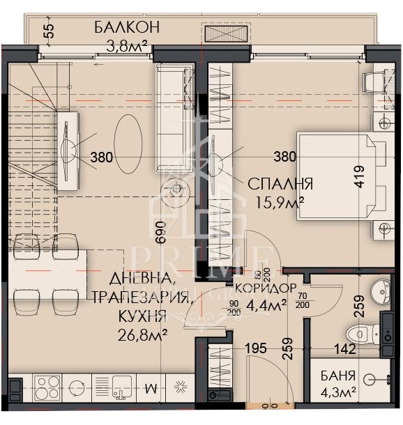 Продава МЕЗОНЕТ, гр. Варна, Виница