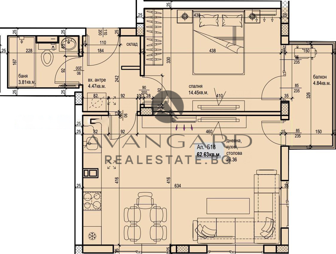 Продава 2-СТАЕН, гр. Пловдив, Кючук Париж, снимка 7 - Апартаменти - 55216831