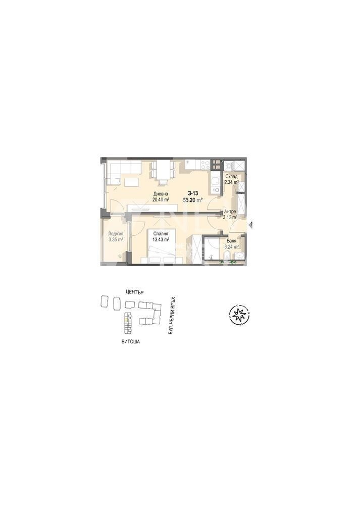 Продава 2-СТАЕН, гр. София, Кръстова вада, снимка 6 - Апартаменти - 55379937