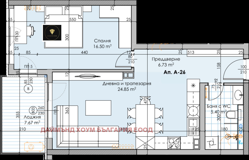 À venda  1 quarto Plovdiv , Karchiiaka , 83 m² | 98798896 - imagem [2]