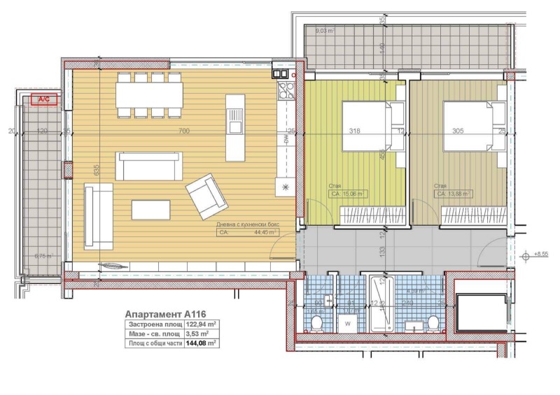 Продава 3-СТАЕН, гр. София, Бояна, снимка 2 - Aпартаменти - 49521509