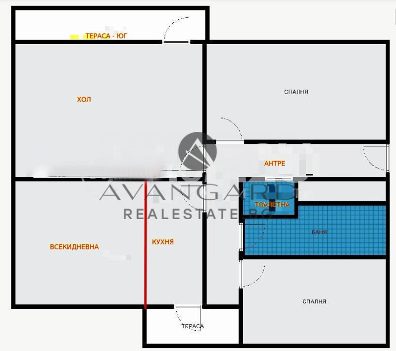 Na prodej  2 ložnice Plovdiv , Centar , 101 m2 | 80068707 - obraz [11]