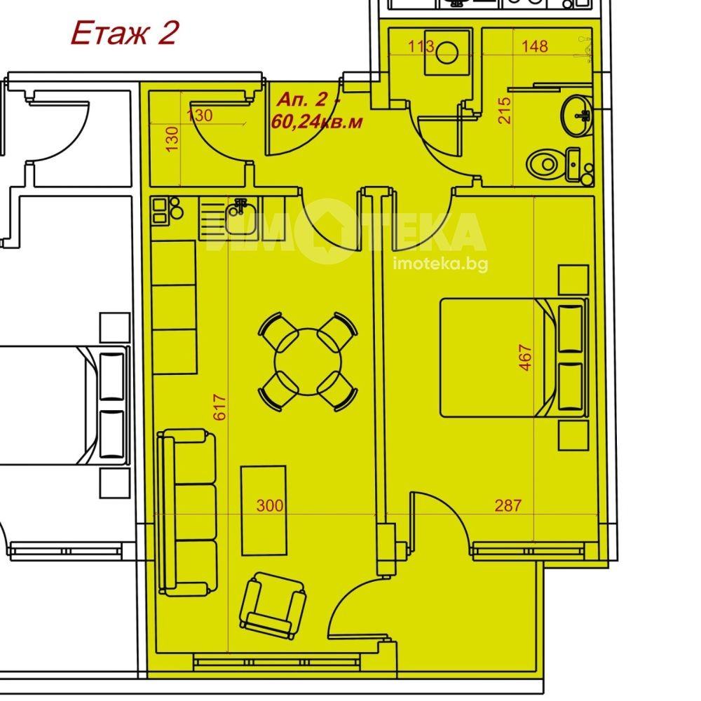Продава 2-СТАЕН, гр. Варна, Колхозен пазар, снимка 2 - Апартаменти - 54746974