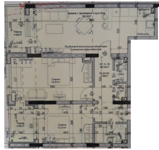 Te koop  2 slaapkamers Stara Zagora , Bila , 126 m² | 61444237 - afbeelding [2]