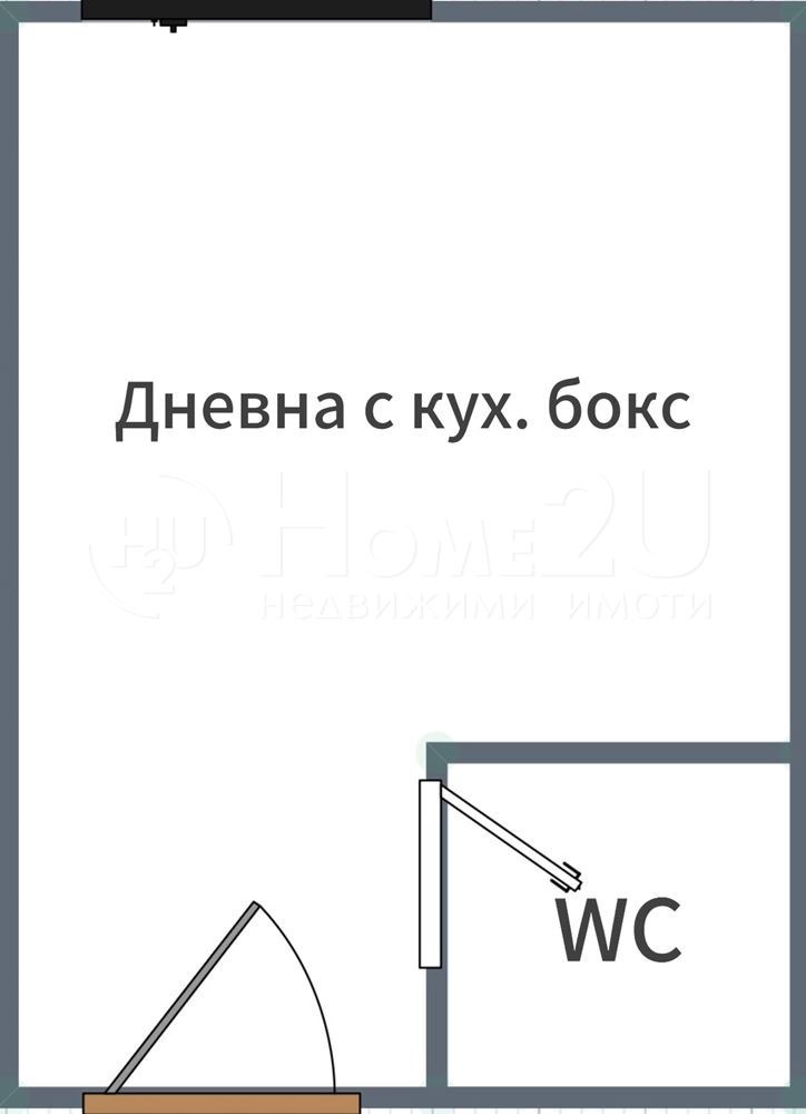 Myytävänä  Studio Varna , Vladislav Varnentšik 1 , 19 neliömetriä | 10644620 - kuva [5]