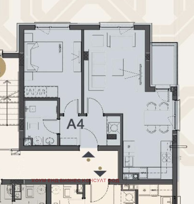 Satılık  1 yatak odası Sofia , Ovça kupel 1 , 71 metrekare | 85271596
