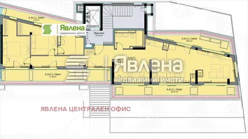 Продава 4-СТАЕН, гр. София, Кръстова вада, снимка 2 - Aпартаменти - 48552270