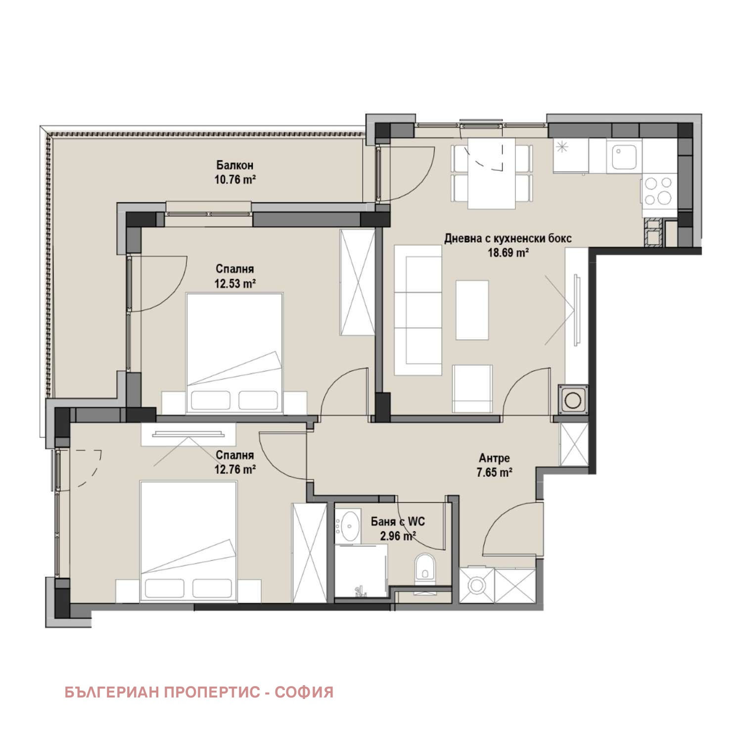 Продава 3-СТАЕН, гр. София, Витоша