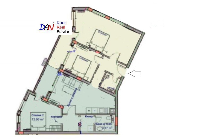 Продается  3 спальни Варна , Възраждане 1 , 125 кв.м | 93456162 - изображение [2]