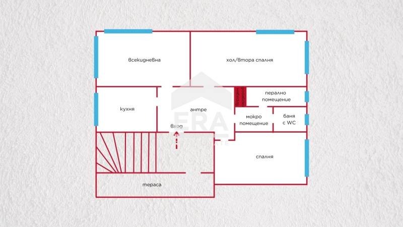 Продава ЕТАЖ ОТ КЪЩА, гр. Търговище, Център, снимка 9 - Етаж от къща - 53959271
