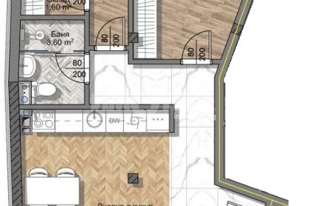 Продава 3-СТАЕН, гр. София, Овча купел, снимка 2 - Апартаменти - 56131279