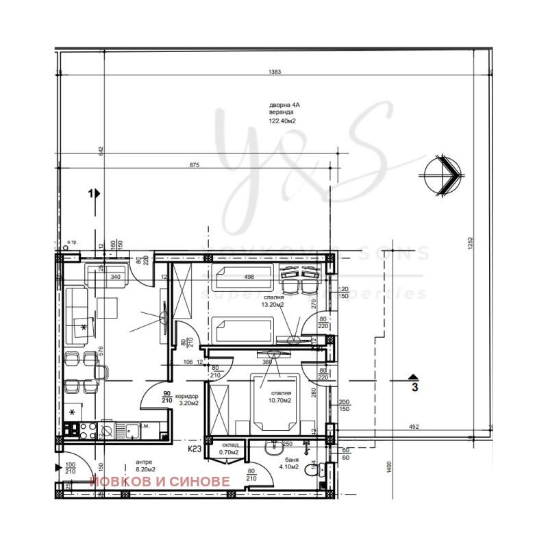 À vendre  1 chambre Plovdiv , Belomorski , 81 m² | 89659952