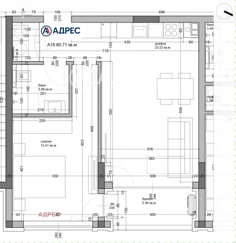 À venda  1 quarto Varna , Asparuhovo , 69 m² | 20640373 - imagem [2]