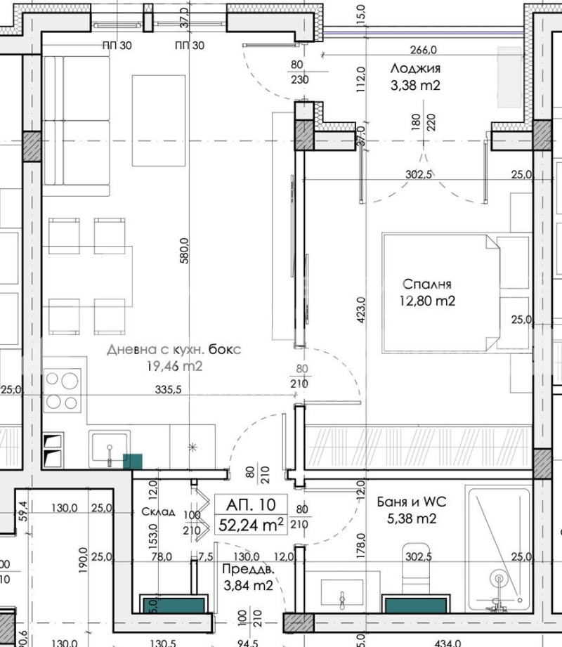 Продава 2-СТАЕН, гр. Пловдив, Беломорски, снимка 2 - Апартаменти - 53581635