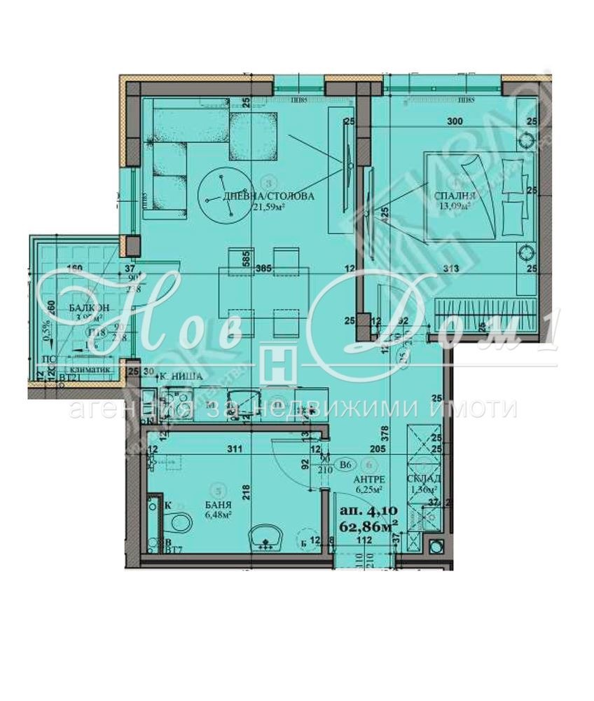 Продава 2-СТАЕН, гр. София, м-т Гърдова глава, снимка 16 - Апартаменти - 54191028