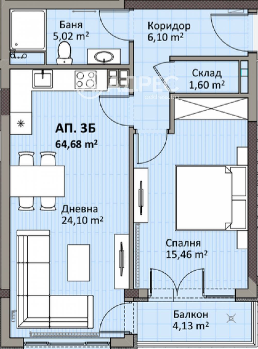 Продава 2-СТАЕН, гр. София, Надежда 2, снимка 4 - Апартаменти - 56223951