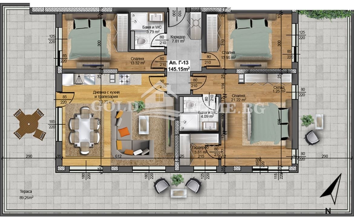Продава МНОГОСТАЕН, гр. Пловдив, Отдих и култура, снимка 2 - Апартаменти - 55537836