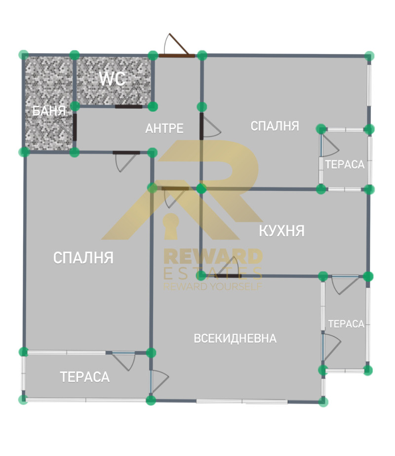 Satılık  2 yatak odası Sofia , Karpuzica , 87 metrekare | 85946011 - görüntü [16]