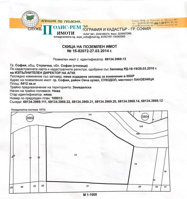 Продава ПАРЦЕЛ, гр. София, Суходол, снимка 1 - Парцели - 49176687