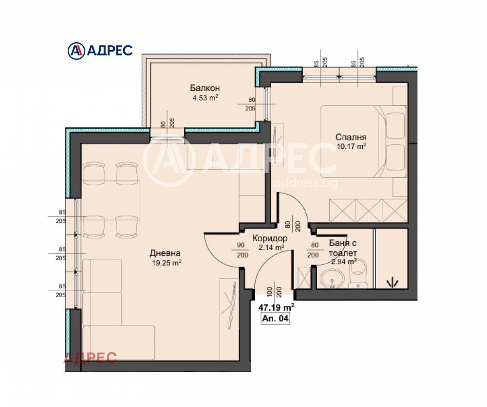 Продава 2-СТАЕН, гр. Варна, Аспарухово