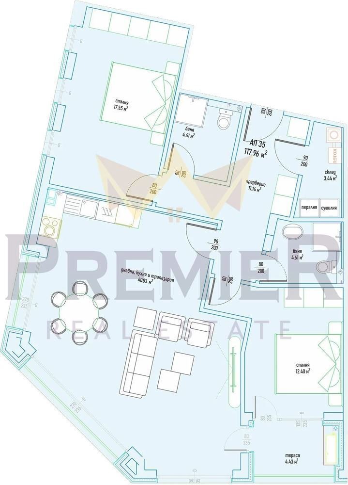 Продава 3-СТАЕН, гр. София, Малинова долина, снимка 7 - Апартаменти - 53676470