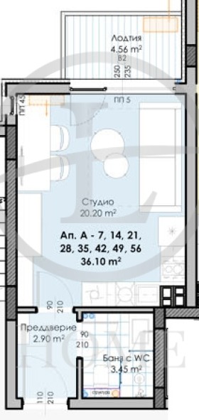 Til salgs  1 soverom Plovdiv , Gagarin , 70 kvm | 34280382 - bilde [3]