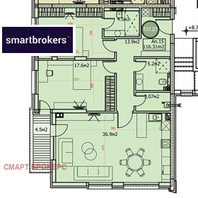 2 camere da letto Dragalevtsi, Sofia 4