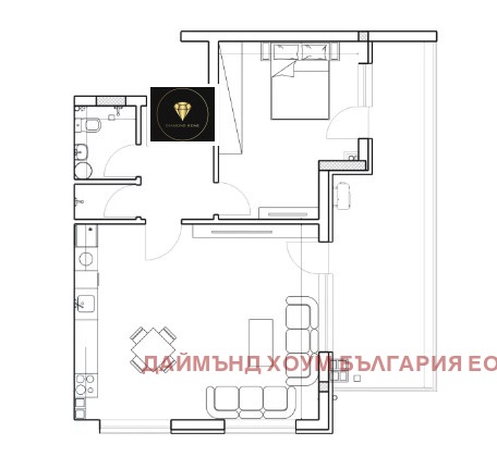 À venda  1 quarto Plovdiv , Mladejki Halm , 98 m² | 94732166 - imagem [2]