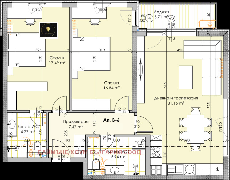 In vendita  2 camere da letto Plovdiv , Karshiiaka , 124 mq | 13335194 - Immagine [2]