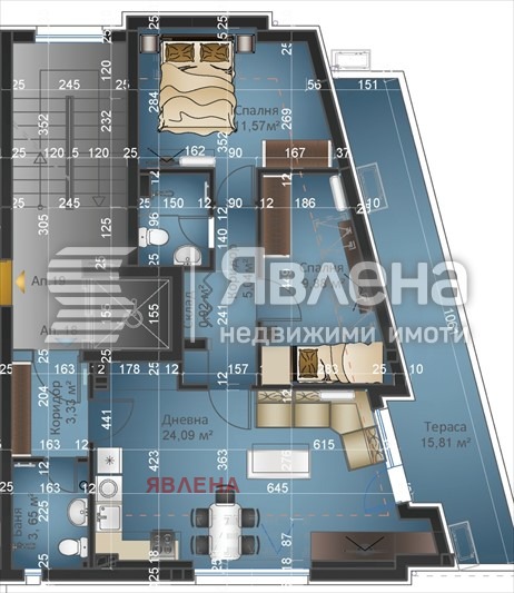 Продава  3-стаен град София , Люлин - център , 110 кв.м | 47186591 - изображение [11]