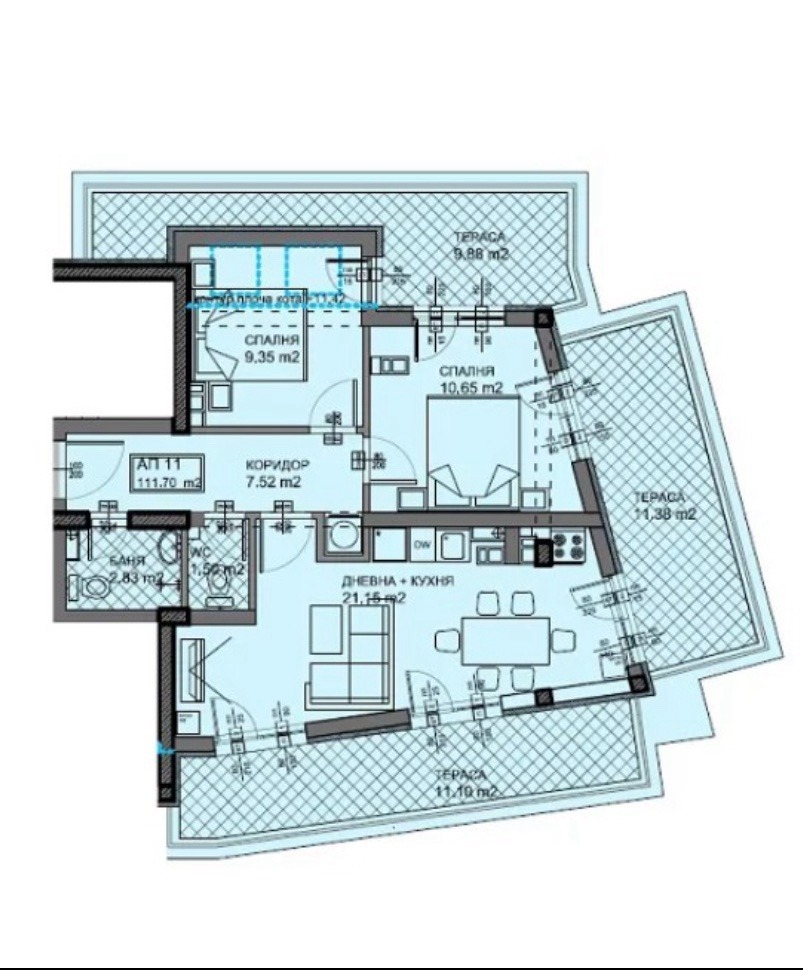 Продава 3-СТАЕН, гр. София, Овча купел 1, снимка 4 - Апартаменти - 54155532