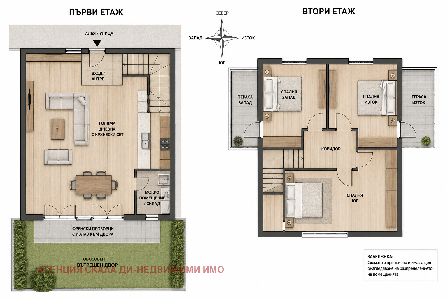 Продава КЪЩА, гр. Бургас, Сарафово, снимка 13 - Къщи - 54407846