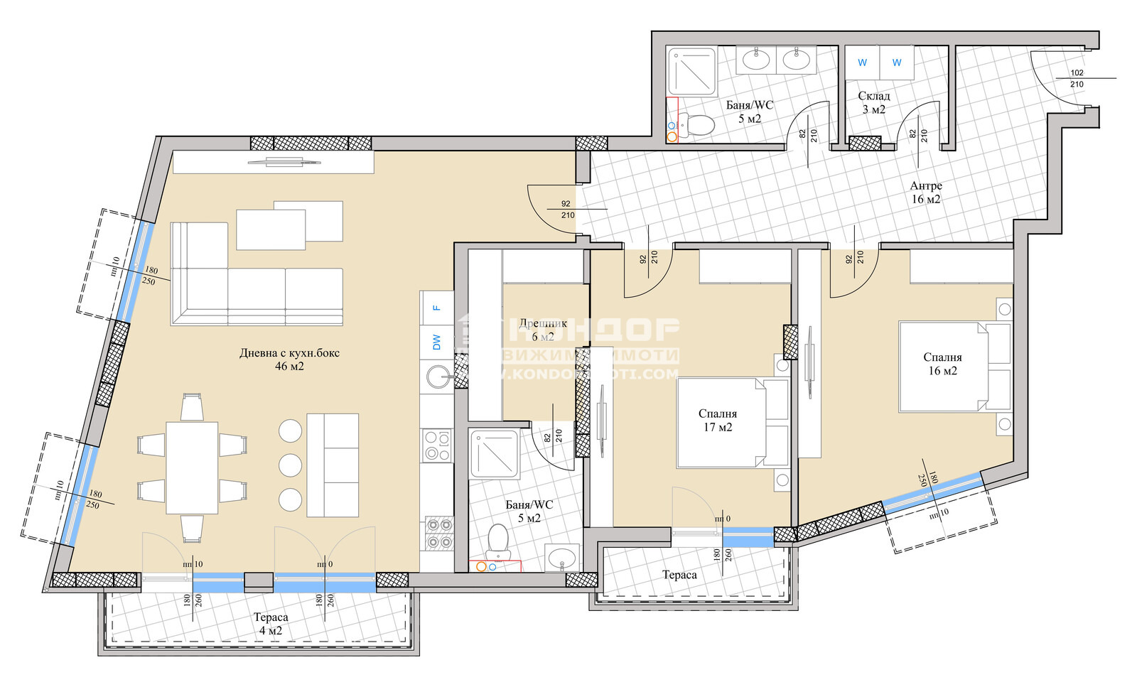 Продава 3-СТАЕН, гр. Пловдив, Остромила, снимка 2 - Апартаменти - 49951864