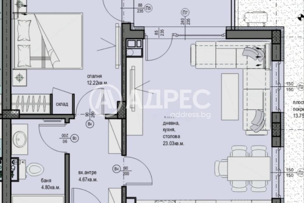 Продава 2-СТАЕН, гр. Пловдив, Остромила, снимка 3 - Апартаменти - 55936688
