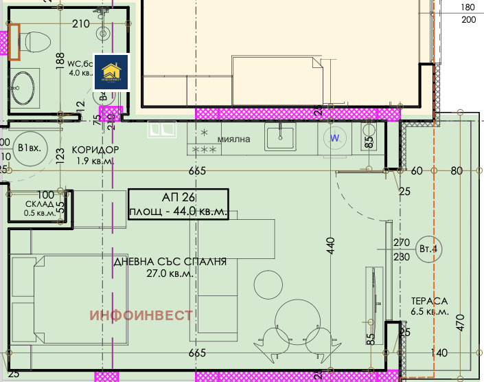 Продава 1-СТАЕН, гр. Велинград, област Пазарджик, снимка 2 - Апартаменти - 56352044