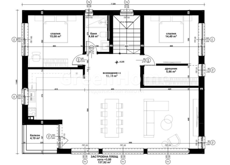 Продава КЪЩА, гр. Варна, Изгрев, снимка 5 - Къщи - 48293164